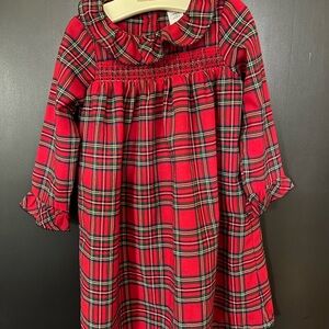 Red Plaid Christmas Nightgown Old Fashioned